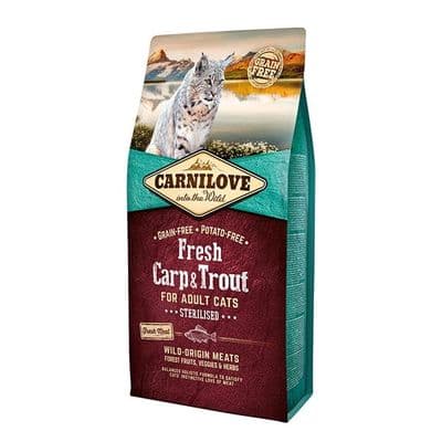 Carni love for adults fresh carp and trout (various sizes)