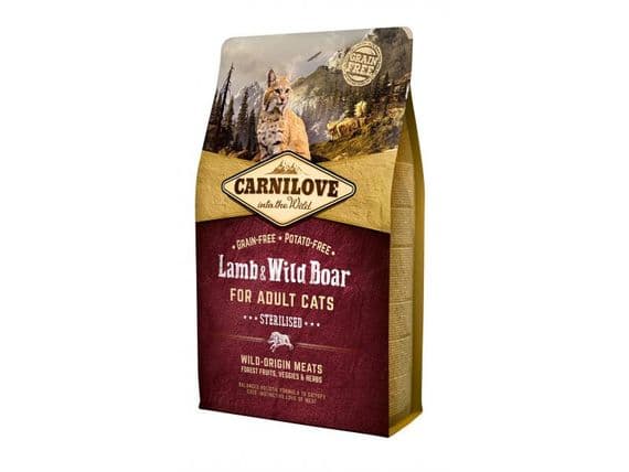 Carni love for adults lamb and wild boar  sterlised (various sizes)