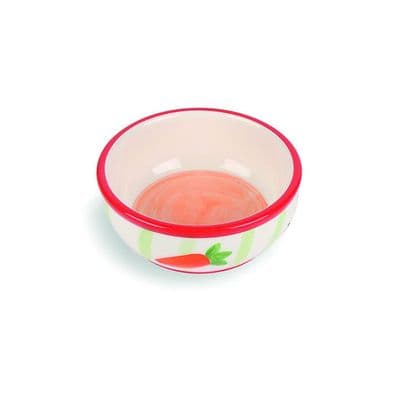 Carrot Stripe Pet Bowl
