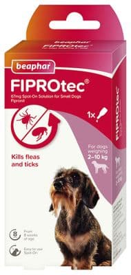 fiprotec spot on small dog  2-10kg