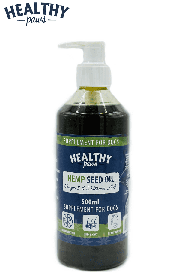 healthy paws hemp seed oil 500ml