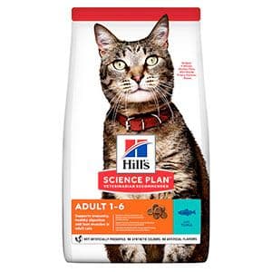 Hills science plan adult 1<6 tuna (various sizes )
