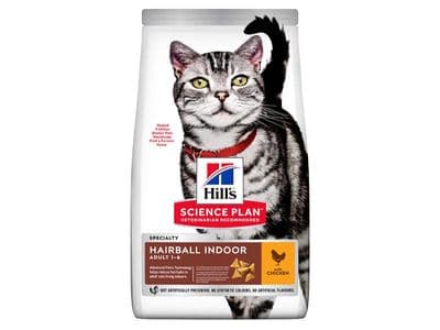 Hills science plan hairball 1<6 chicken (various sizes )