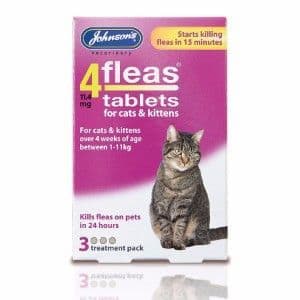 Johnsons 4 fleas 3 treatment (tablets)