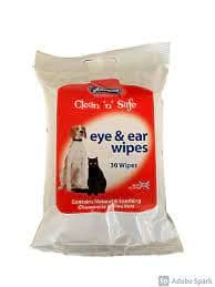 Johnsons clean n safe eye tear wipes