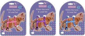 Kitty and co kitten harness and lead  (various colours)