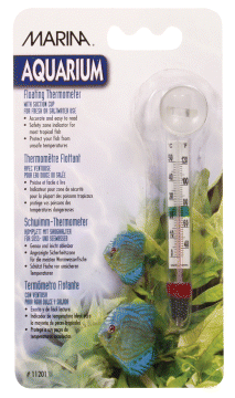 Marina Glass Floating Thermometer with sucker