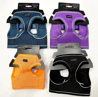 Purple easy mesh fit harness