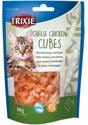 Trixie- cheese and chicken cubes