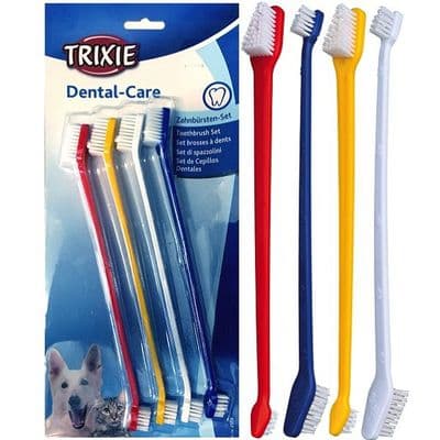 trixie double sided toothbrush