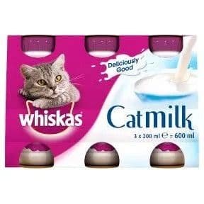 Whiskars cat milk- pack of 3