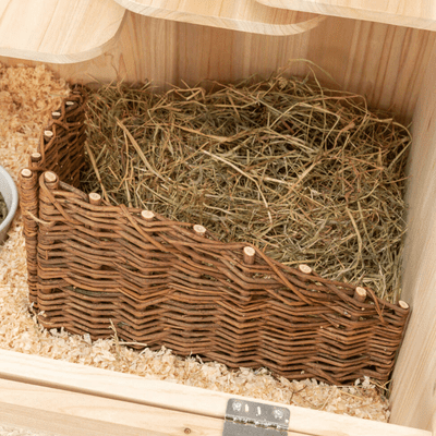 wicker corner element