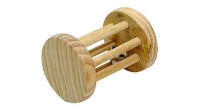 wooden rattle