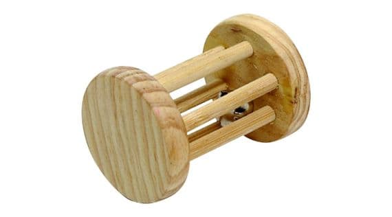 wooden rattle
