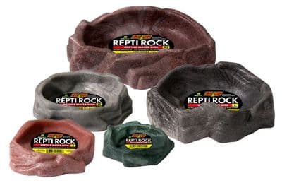 zoomed repti rock deep water dish