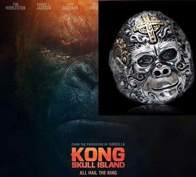 Bague Gorille King Kong mexicaine Argent massif 925