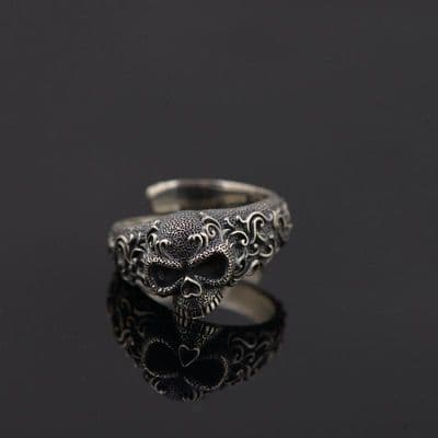 Bague Pirates Crane Antique  Argent massif 925