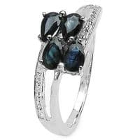 Bague Saphir Argent massif 925