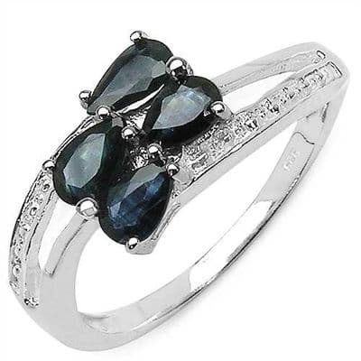 Bague Saphir Argent massif 925