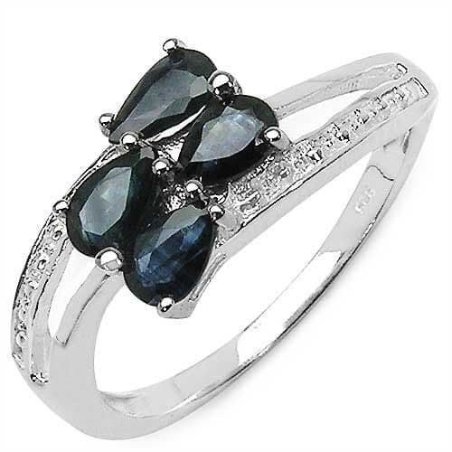 Bague Saphir Argent massif 925