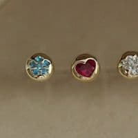 Boucles d'oreilles Enfant Bébé Or jaune 9K