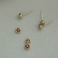 Boucles d'oreilles Enfant Bébé Or jaune 9K