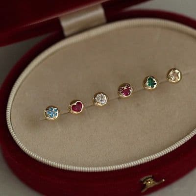 Boucles d'oreilles Enfant Bébé Or jaune 9K