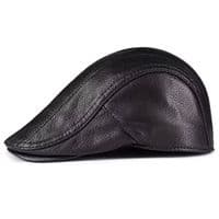 Casquette Cuir Gavroche fait main