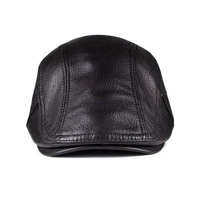 Casquette Cuir Gavroche fait main