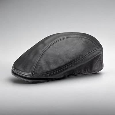 Casquette Cuir Gavroche fait main