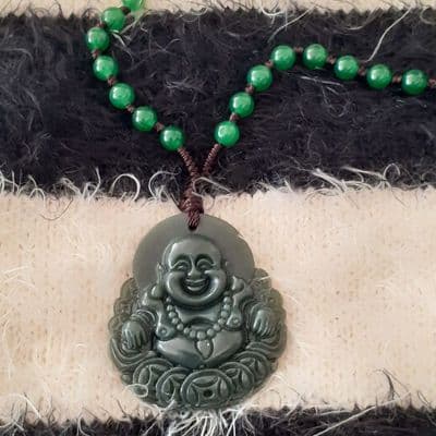 Collier Bouddha Rambo Jade Luxe