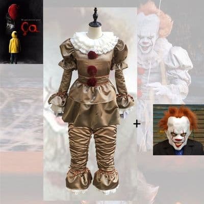 Costume complet ça Grippe sou le clown dansant Adulte Enfant