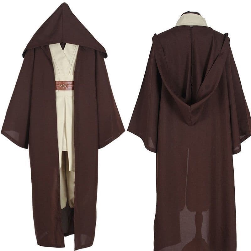 Costume Jedi Complet à Capuche – Robe De Chevalier Jedi Pour Homme – Parfait Halloween & Cosplay