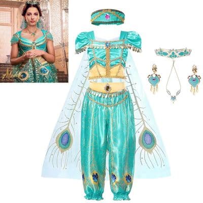 Costume Jasmine Aladdin Film Disney Enfant