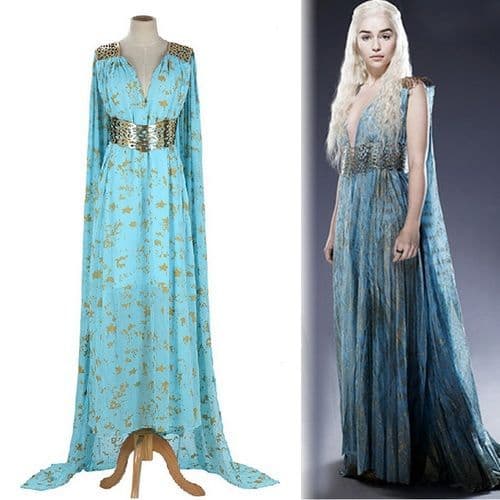 Costume Robe Game of Thrones Cosplay Daenerys Targaryen