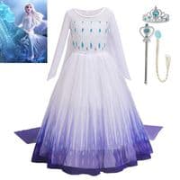 Robe Blanche Tenue Elsa Reine Des Neiges Robe Blanche Reine Des