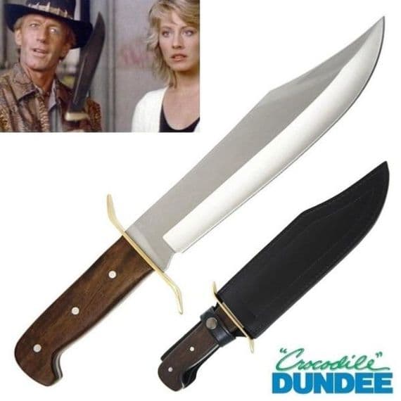 Crocodile Dundee couteau de chasse étui Bowie