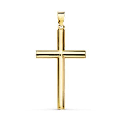 Pendentif Croix creuse Or jaune 18K