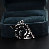 Pendentif Naruto Konoha Argent massif 925