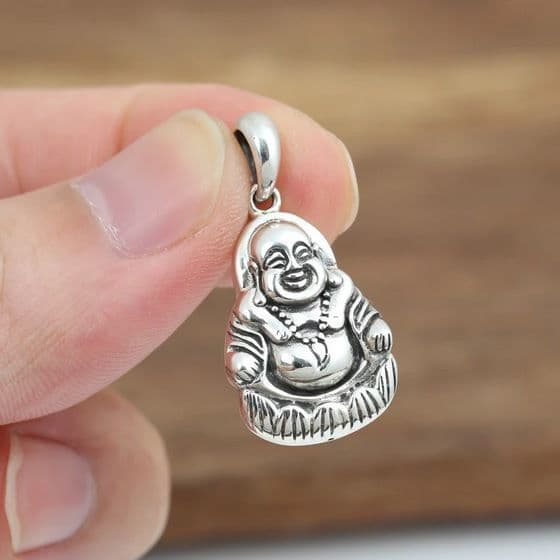 Pendentif Rambo Bouddha Argent massif 925
