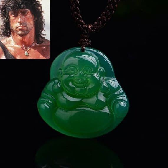 Pendentif Rambo Bouddha Jade