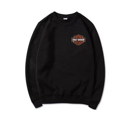 Sweat shirt Harley Davidson Logo brodé hip hop