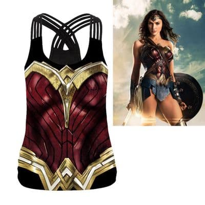 Tee shirt Débardeur Wonder Woman Film Fitness