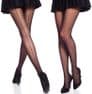 20 Denier Tights with Seams in Black, Nude or Red