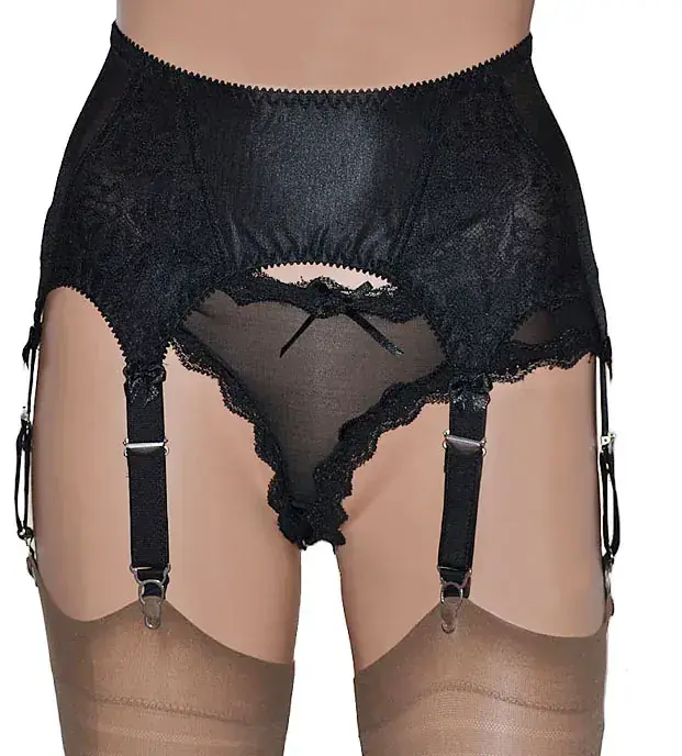 Garter Belt Over Clothes Waist Garter Belt Artifice Products Clear PVC And  Lace Garter Belt