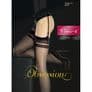 Fiore Eternal sheer 20 Den Black Stockings with Red Hearts