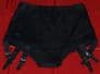 Black Vintage Style Panty Girdle with 6 Suspenders