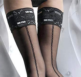 Calze Autoreggenti A Rete Piccola Liza | Milena Lingerie - Foto 11