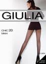 Giulia 20 Seamed Tights in Black or Nude