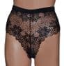 High Waist Vintage Style Black All- Lace Panties